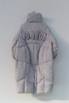 CHENPENG gray drawstring egg-shaped down coat CP20AWJ003